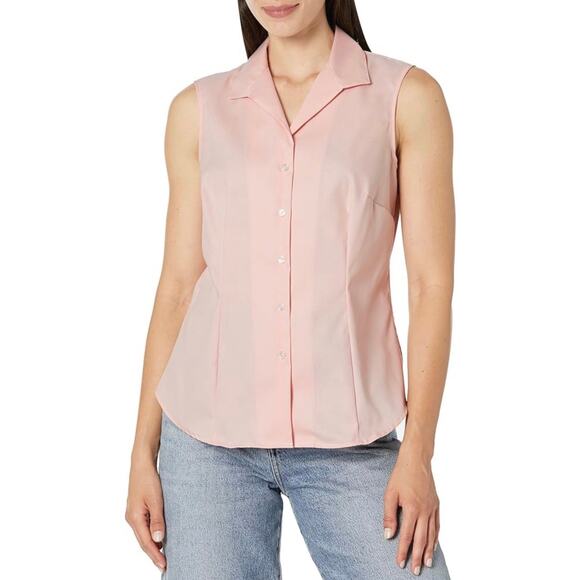 Jones New York Women's Sleeveless No-Iron Easy Care Shirt NWT 20W - Picture 2 of 13